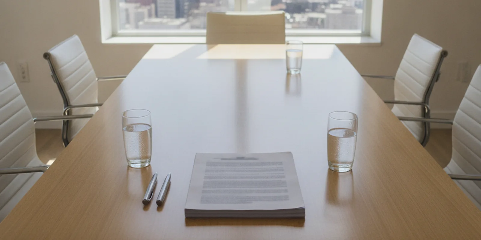 Professionals negotiating a commercial lease in a bright San Francisco office