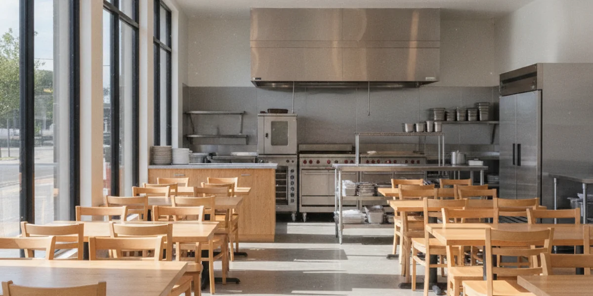 Second-generation restaurant space for lease in San Francisco with commercial kitchen